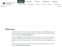 Tablet Screenshot of cambridgeunitarian.org